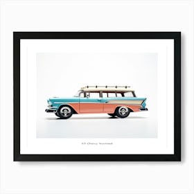 Toy Car 55 Chevy Nomad Poster Art Print