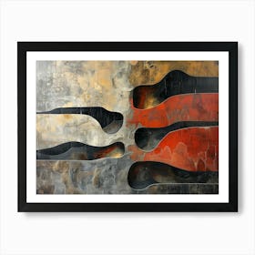 Guitars Art Print