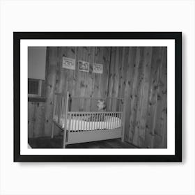 Child In Bed In Farm Home, Lake Dick Project, Arkansas By Russell Lee Art Print