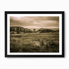 Sycamore Gap Hadrians Wall Landscape Art Print