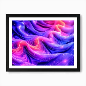 Abstract Galaxy Wallpaper Art Print