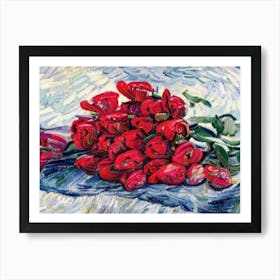 Red Tulips Art Print