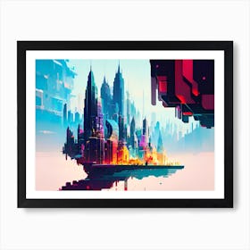 Futuristic Cityscape 24 Art Print