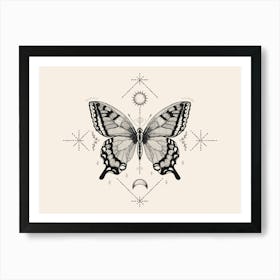 Butterfly Tattoo Art Print