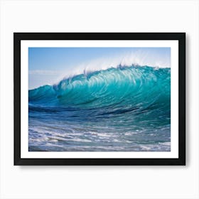 Abstract Ocean Scene At A Tropical Glacier Under Bright Daylight Nature Inspired Ripples Forming In (2) 2 Art Print