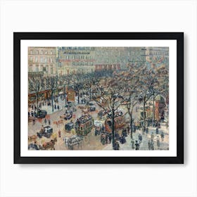 Boulevard Of The Italians, Morning, Sunlight (1897), Camille Pissarro Art Print