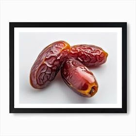 Dates On A White Background 16 Art Print