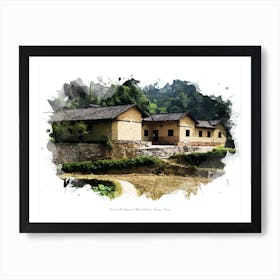 Former Residence Of Mao Zedong, Hunan, China Art Print