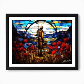 A Soldier Returns - Remembrance Day Reminiscing Art Print