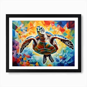 Turtle Painting Art Print