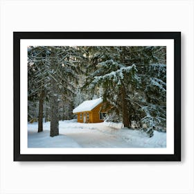 Cabin In The Woods 11 Art Print