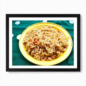 Noodle Dish 1 Art Print