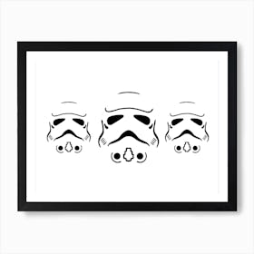 Stormtroopers Starwars Art Print