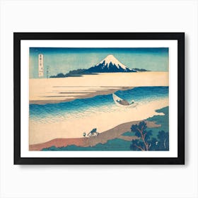 Tama River In Musashi Province , Katsushika Hokusai Art Print