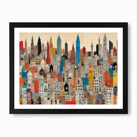 New York City Skyline 3 Art Print