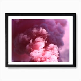 Pink Smoke Poster