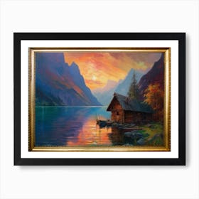 My Heaven On Earth Impressionalism Painting 1 4 3 Framed 1 Art Print