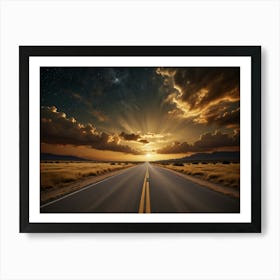 Road To The Stars Art Print