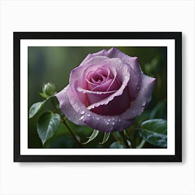 Purple Rose Art Print