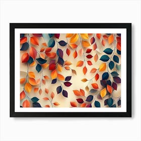 Autumn Leaves 2 Art Print