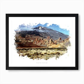 Pico Del Teide, Tenerife, Spain Art Print