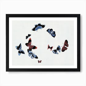 Japanese Butterfly, Cho Senshu (15) Art Print