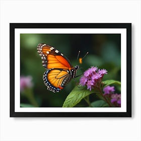 Butterfly Portrait Art Print