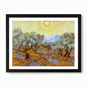 Nature Andscape Post Impressionist Art Print