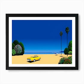 Hiroshi Nagai - Summer Yellow Car Poster