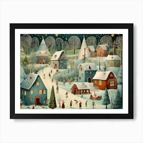 Village 6 Art Print