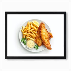 Fish And Chips 20 Art Print