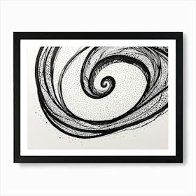 Spiral Drawing Art Print