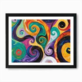 Swirls And Spirals Art Print