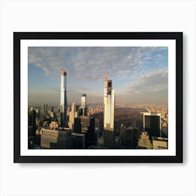 Aerial View Of New York City Art Print