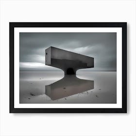 House In The Water 1 Art Print