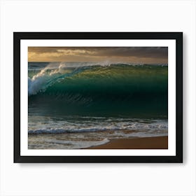 Sunset At The Beach 8 Art Print