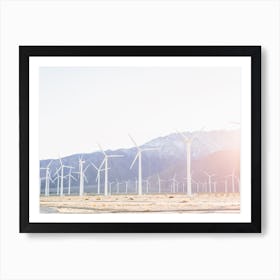 Palm Springs Wind Turbines Art Print