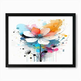 Flower Painting 6 Art Print