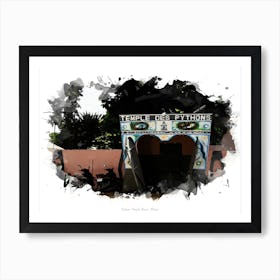 Python Temple, Benin, Africa Art Print