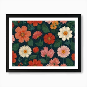 Floral Pattern 6 Art Print