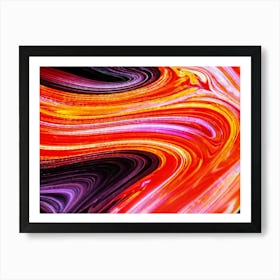 Abstract Swirls - Abstract Stock Videos & Royalty-Free Footage Art Print