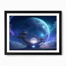 Spaceship 1 Art Print