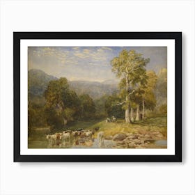 Junction Of The Llugwy And Conway, David Cox Art Print