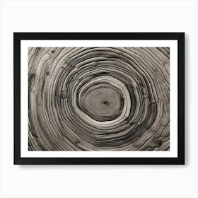 Wood Grain Texture Art Print