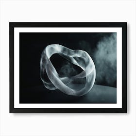 Smoke Ring Helix Art Print