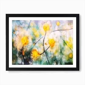 Dandelion Dust - Dandelion Fluff Art Print