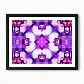 Purple Pattern 2 Art Print