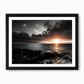 Sunset Over The Ocean 247 Art Print