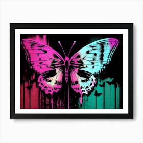 Butterfly Painting 111 Art Print