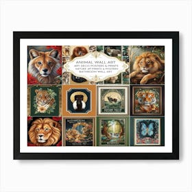 Animal Wall Art 2 Art Print